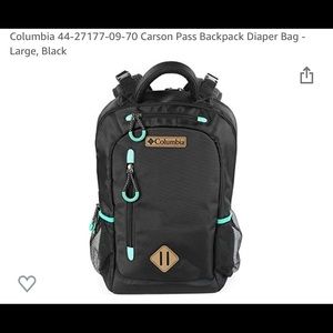 Colombia Carson Pass Diaper Backpack Like New!